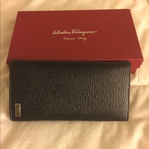 Ferragamo check holder